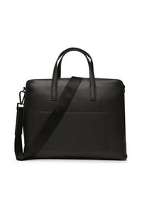 Calvin Klein Torba na laptopa Ck Diagonal Laptop Bag K50K510552 Czarny. Kolor: czarny. Materiał: skóra