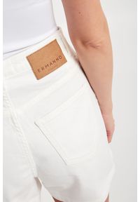 Ermanno Firenze - Szorty jeansowe ERMANNO FIRENZE. Stan: podwyższony. Materiał: jeans. Wzór: aplikacja #5