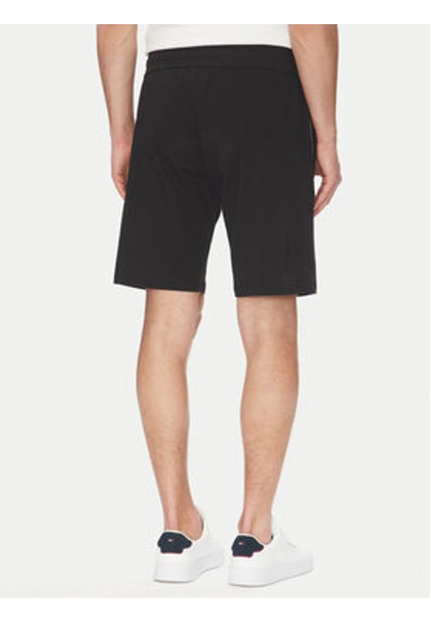 TOMMY HILFIGER - Tommy Hilfiger Szorty sportowe UM0UM03364 Czarny Regular Fit. Kolor: czarny. Materiał: bawełna. Styl: sportowy