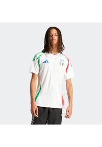 Adidas - Koszulka piłkarska ADIDAS Włochy EURO 2024 wyjazdowa. Kolor: zielony, biały, wielokolorowy, czerwony. Sport: piłka nożna #1