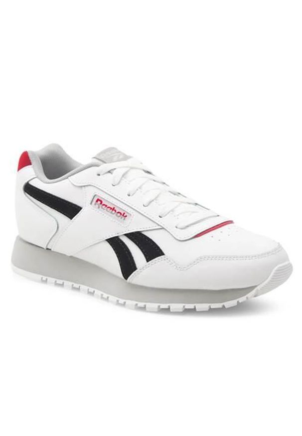Buty do chodzenia męskie Reebok Glide. Zapięcie: sznurówki. Kolor: biały. Materiał: materiał, syntetyk, tkanina. Szerokość cholewki: normalna. Sport: turystyka piesza