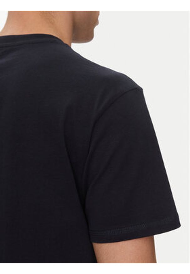 Guess T-Shirt M5GI16 K8FQ4 Granatowy Regular Fit. Kolor: niebieski. Materiał: bawełna