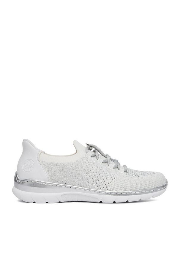 Sneakersy Rieker. Kolor: biały