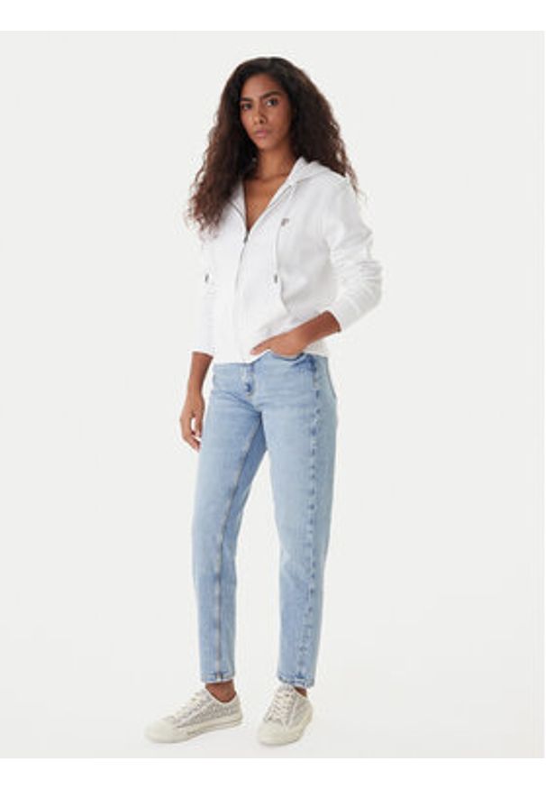 Guess Jeansy W2YA21 D4NH6 Niebieski Mom Fit. Kolor: niebieski