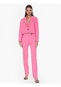 Sisley Spodnie materiałowe 4OLVLF02Q Różowy Regular Fit. Kolor: różowy. Materiał: syntetyk #5