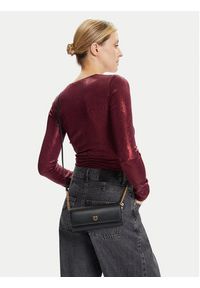 Pinko - PINKO Torebka Love Tiny Brids Wallet C AI 25-26 PCPL 103765 A0F1 Czarny. Kolor: czarny. Materiał: skórzane