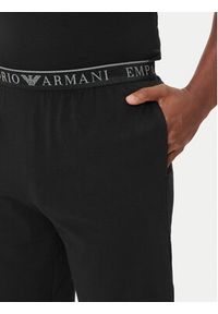 Emporio Armani Underwear Piżama EM000400 AF10776 MC108 Czarny Regular Fit. Kolor: czarny. Materiał: bawełna #3