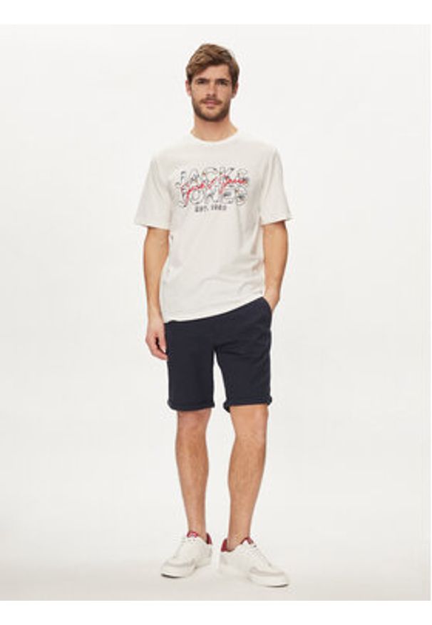 Jack & Jones - Jack&Jones Szorty materiałowe Fury 12206889 Granatowy Regular Fit. Kolor: niebieski. Materiał: bawełna