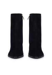 Nine West Botki WFA3000-1 Czarny. Kolor: czarny. Materiał: materiał