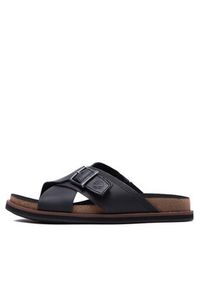 Timberland Klapki Amalfi Vibes Cross Slide TB0A2B65015 Czarny. Kolor: czarny. Materiał: skóra #7
