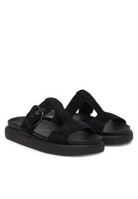 Clarks Klapki Aristella West 26185813 Czarny. Kolor: czarny. Materiał: skóra, zamsz #4