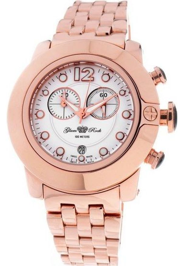 Zegarek Glam Rock Zegarek Damski Glam Rock GR32180 ( 44 mm). Styl: rockowy