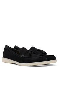 Clarks Mokasyny Narini Edge 26181450 Czarny. Kolor: czarny. Materiał: zamsz, skóra #5