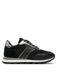 Geox Sneakersy D Spherica Vseries D45F4A 01485 C9999 Czarny. Kolor: czarny. Materiał: materiał