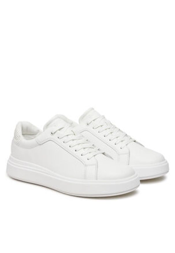 Calvin Klein Sneakersy HM0HM01659 Biały. Kolor: biały. Materiał: skóra