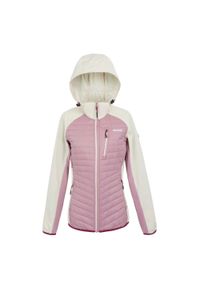 Regatta - Kurtka Damska Pro Hybrid II Padded Jacket. Kolor: fioletowy, biały, wielokolorowy. Materiał: puch. Sport: turystyka piesza