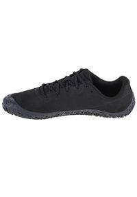 Buty do biegania męskie Merrell Vapor Glove 6. Kolor: czarny. Materiał: guma, skóra, syntetyk, materiał, tkanina, zamsz