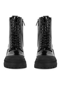 Nine West Trzewiki WFA3033-5 Czarny. Kolor: czarny. Materiał: materiał #7