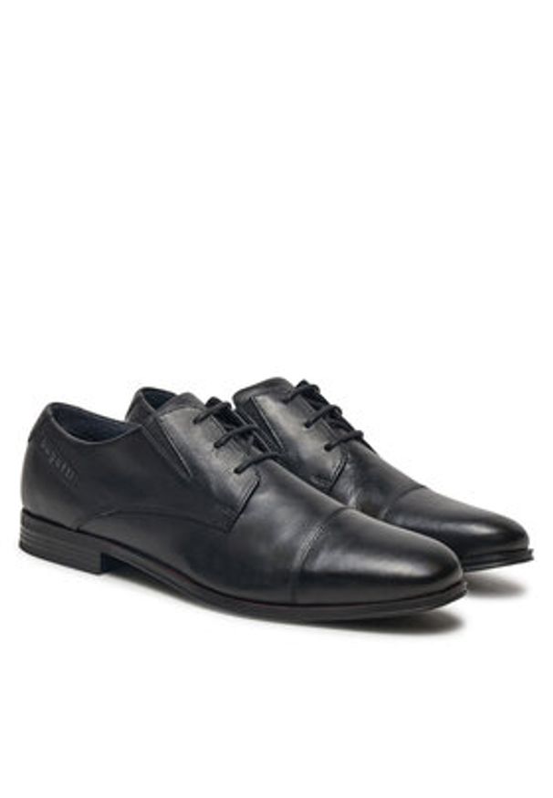 Bugatti Półbuty 313A3S081000 Czarny. Kolor: czarny. Materiał: skóra