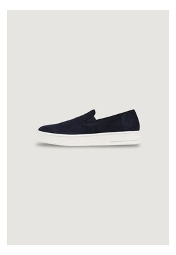 Armani Exchange Półbuty XM002633 AF16411 ZB004 Granatowy. Kolor: niebieski. Materiał: zamsz, skóra