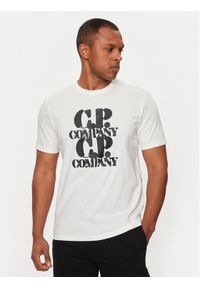 C.P. Company T-Shirt 16CMTS137A005100W Biały Regular Fit. Kolor: biały. Materiał: bawełna #1