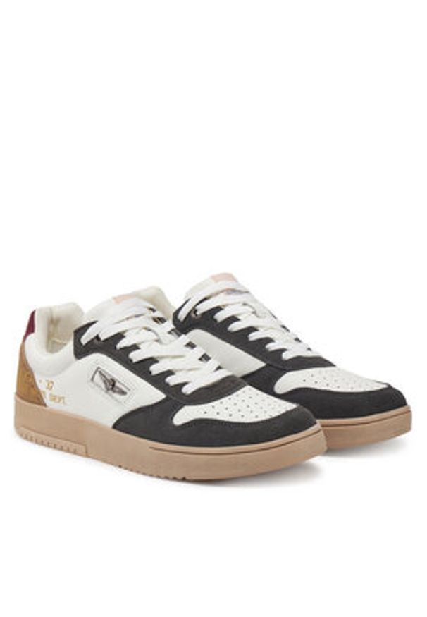 Aeronautica Militare Sneakersy 242SC235PL244 Brązowy. Kolor: brązowy. Materiał: zamsz, skóra
