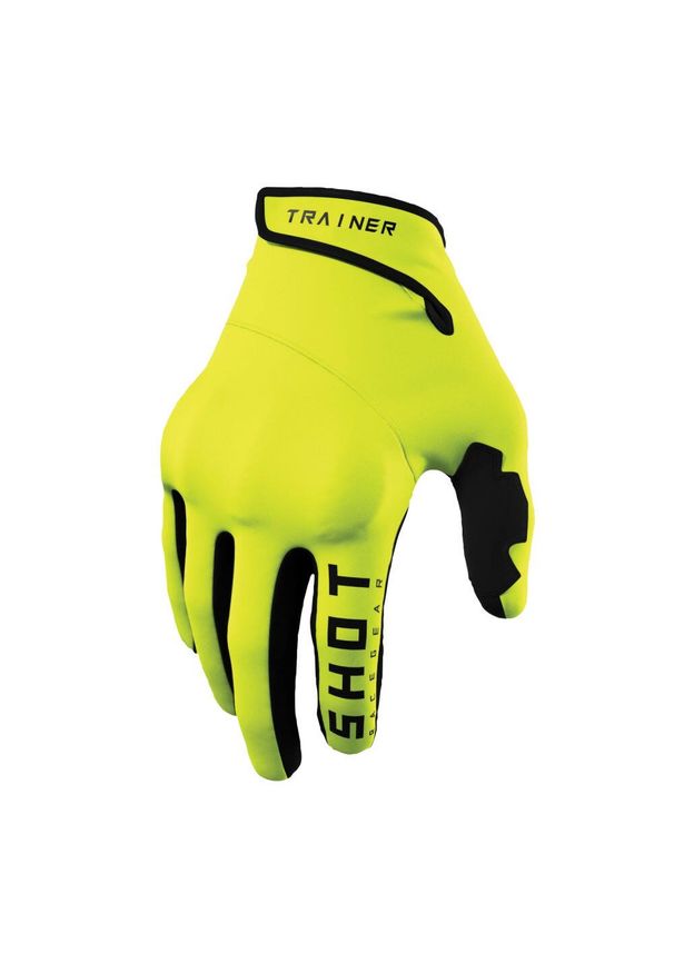 SHOT RACE GEAR - Mężczyźni Bmx Rękawice Shot Trainer Ce 3.0. Kolor: wielokolorowy, żółty, czarny. Sport: kolarstwo, fitness
