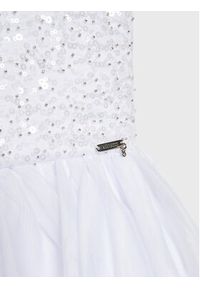 Guess Sukienka elegancka J3RK29 KBL10 Biały Regular Fit. Kolor: biały. Materiał: syntetyk. Styl: elegancki #3