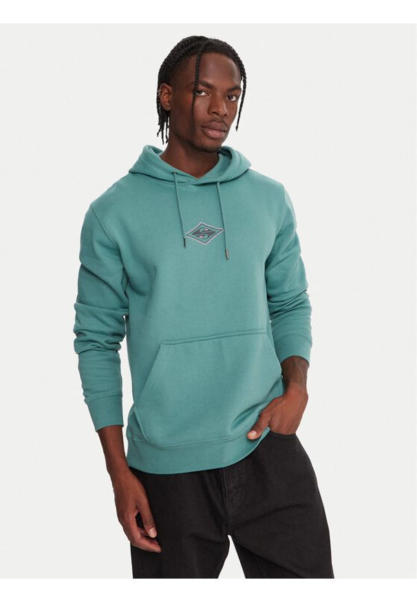 Quiksilver Bluza Graphic EQYFT05131 Zielony Regular Fit. Kolor: zielony. Materiał: bawełna