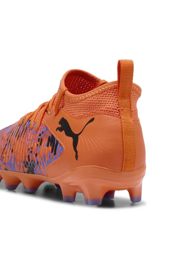Puma - Młodzieżowe buty piłkarskie FUTURE 8 MATCH CREATIVITY FG/AG PUMA. Kolor: czarny, pomarańczowy, żółty, fioletowy, wielokolorowy. Sport: piłka nożna