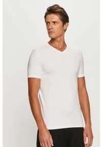 Hugo - T-shirt (2-pack). Okazja: na co dzień. Kolor: biały. Materiał: dzianina. Styl: casual
