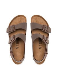 Birkenstock Sandały Milano Bs 0634501 Brązowy. Kolor: brązowy. Materiał: skóra #10