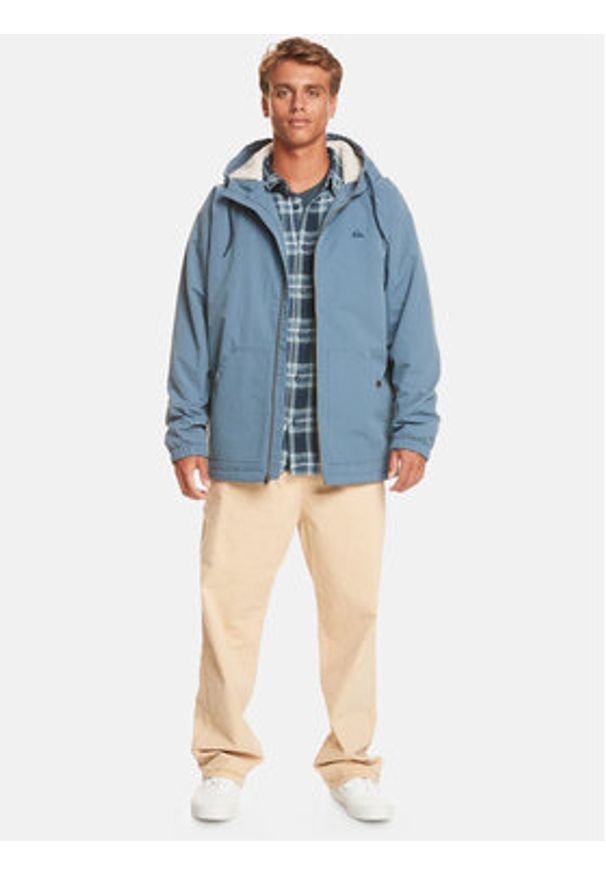 Quiksilver Kurtka przejściowa Final Call Jckt EQYJK03980 Niebieski Regular Fit. Kolor: niebieski. Materiał: syntetyk