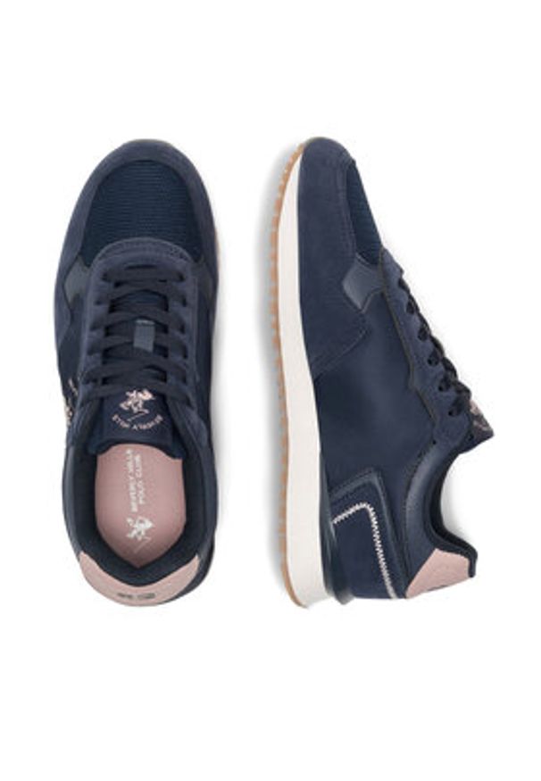 Beverly Hills Polo Club Sneakersy FC-BHPC-4 Granatowy. Kolor: niebieski. Materiał: materiał