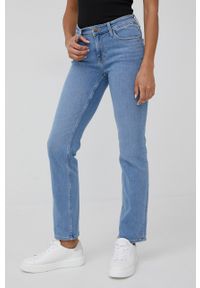 Lee jeansy MARION STRAIGHT MID CHARLY damskie medium waist. Kolor: niebieski #3