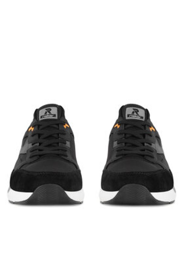 Rieker Revolution Lifestyle Sneakersy U1403-00 Czarny. Kolor: czarny. Materiał: materiał