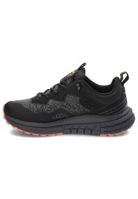 Czarne Sneakersy Jeep Modne Obuwie Męskie. Kolor: czarny. Materiał: materiał. Szerokość cholewki: normalna #5