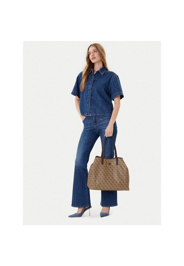 Torebka Guess. Kolor: brązowy