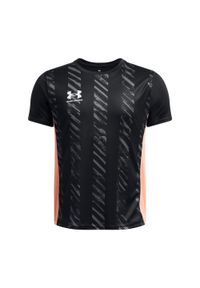 Koszulka dziecięca Under Armour Challenger. Kolor: czarny, biały, wielokolorowy. Sport: piłka nożna #1