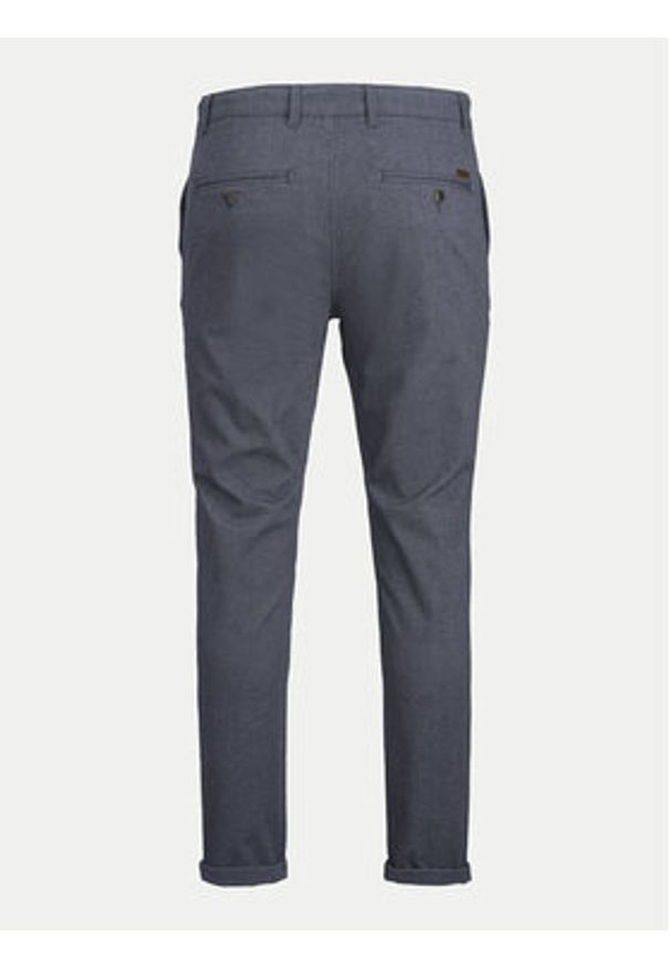 Jack & Jones Chinosy Marco 12206199 Niebieski Slim Fit. Kolor: niebieski. Materiał: bawełna