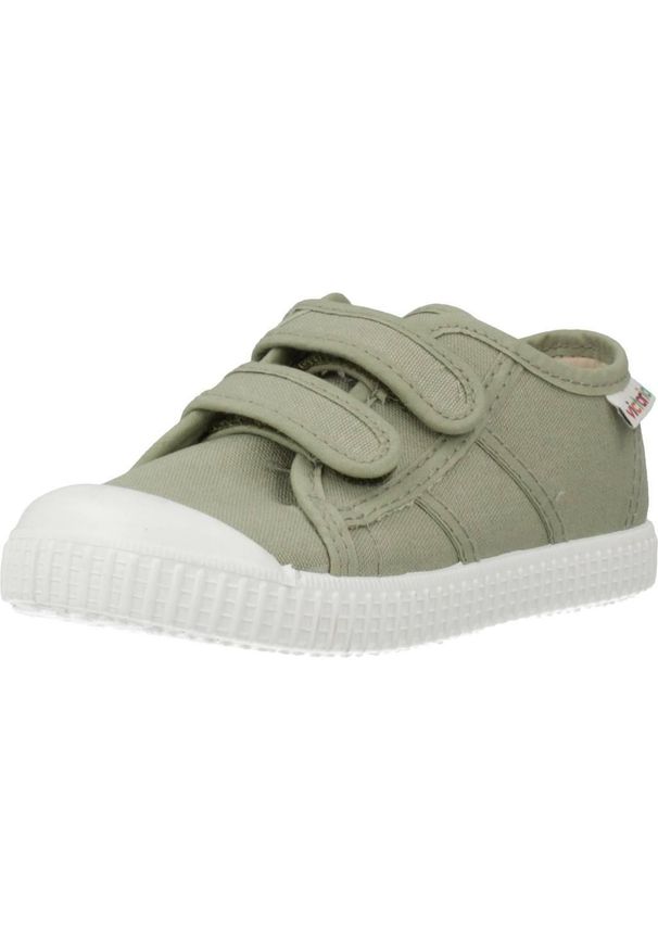 VICTORIA - Buty tenisówki dziecięce Victoria. Kolor: zielony. Materiał: tkanina