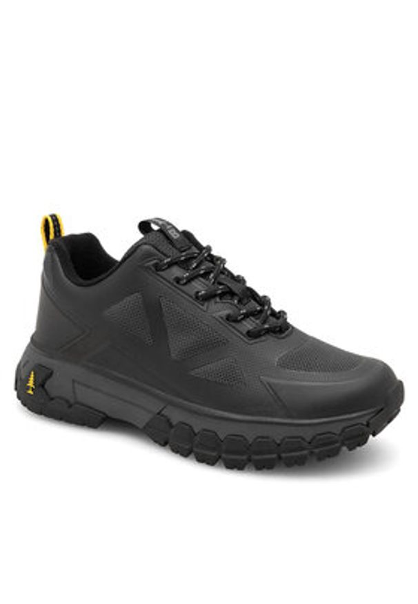 BASS OUTDOOR Półbuty BA11T002 Czarny. Kolor: czarny. Materiał: materiał