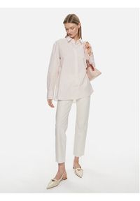 TOMMY HILFIGER - Tommy Hilfiger Koszula WW0WW41854 Różowy Relaxed Fit. Kolor: różowy. Materiał: bawełna #4