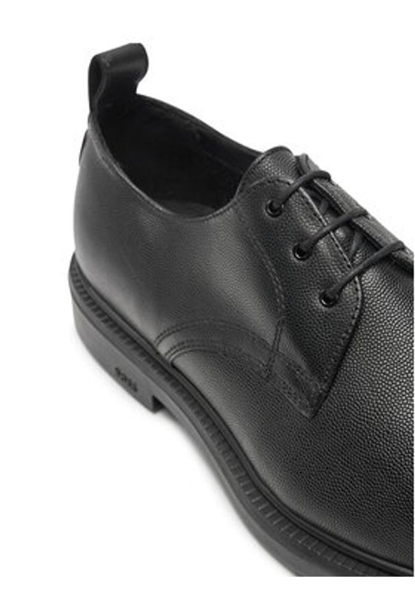 BOSS - Boss Półbuty Larry 50529144 Czarny. Kolor: czarny. Materiał: skóra