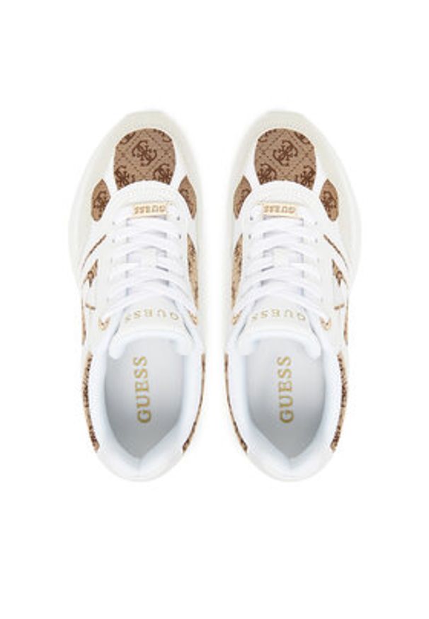 Guess Sneakersy FLTKOR FAL12 Biały. Kolor: biały. Materiał: materiał