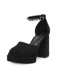 DeeZee Półbuty LW85478-6 Czarny. Kolor: czarny. Materiał: materiał