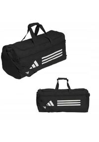 Adidas - Essentials Training Duffel Bag Medium. Kolor: wielokolorowy, czarny, biały. Materiał: materiał