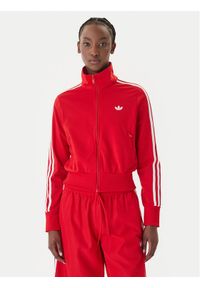 Adidas - adidas Bluza Firebird Classic KQ6529 Czerwony Regular Fit. Kolor: czerwony. Materiał: syntetyk #1