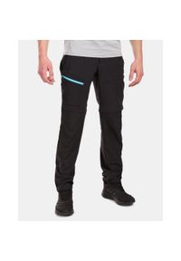 Męskie spodnie outdoorowe 2 w 1 Kilpi HOSIO-M. Kolor: czarny. Materiał: nylon