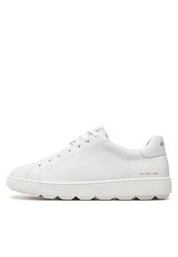 Geox Sneakersy U Spherica Ecub-1 U45GPC 00085 C1000 Biały. Kolor: biały. Materiał: skóra